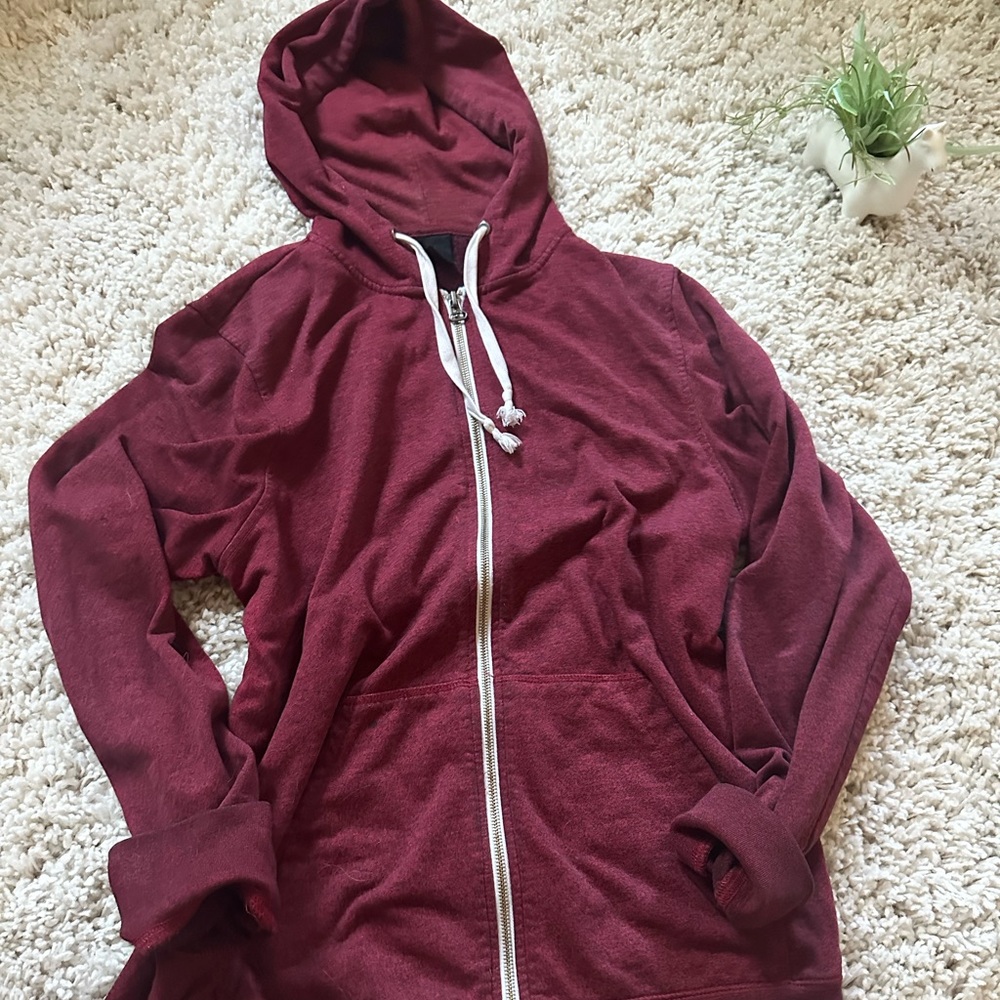 Zine Clothing Maroon Hoodie